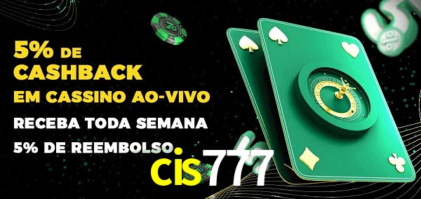Promoções do cassino ao Vivo cis777